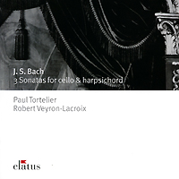 Paul Tortelier, Robert Veyron-Lacroix Bach Sonatas For Cello & Harpsichord Tortelier Роберт Верон-Лакруа Robert Veyron-Lacroix инфо 7527e.