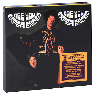 The Jimi Hendrix Experience Are You Experienced The Authorised Hendrix Family Edition (CD + DVD) Формат: CD + DVD (DigiPack) Дистрибьютор: SONY BMG Европейский Союз Лицензионные товары инфо 6637f.