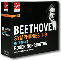 Beethoven Symphonies 1-9 Overtures Roger Norrington (5 CD) Формат: Audio CD (Box Set) Дистрибьюторы: EMI Records Ltd , Virgin Classics Ltd Лицензионные товары Характеристики инфо 7041f.